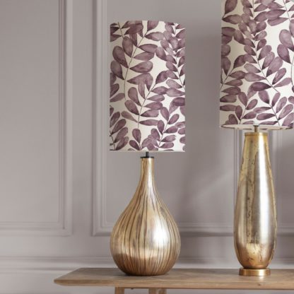 An Image of Allegra Table Lamp with Rowan Shade Rowan Violet Purple