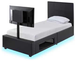 An Image of XR Living Ava Single TV Bed Frame - Black
