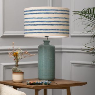 An Image of Inopia Table Lamp with Merella Shade Cobalt Blue