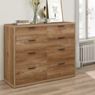 An Image of Stockwell - Rustic Merchant Chest - Oak - Wooden - Happy Beds