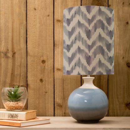 An Image of Neso Table Lamp with Savh Shade Savh Violet Purple