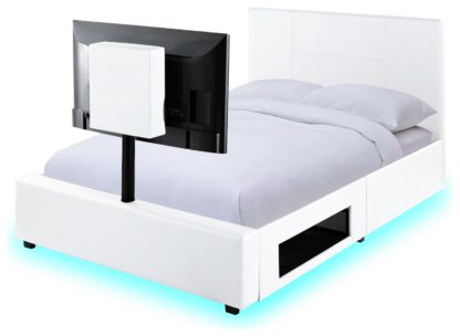 An Image of XR Living Ava Double TV Bed Frame - Black