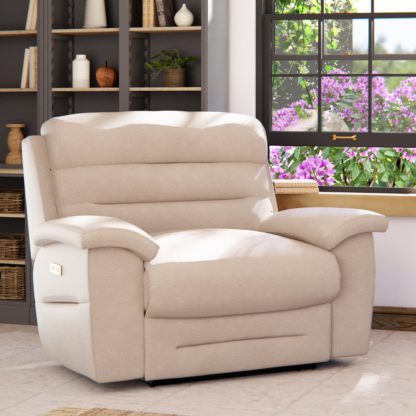 5a510d088c0a0ecb3423641449d1cdc0cee9b976715c4ad46523f69cf3be6282.jpg An Image of Lulworth Power Recliner Snuggle Sofa Chenille Sand