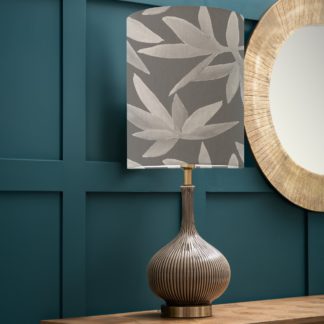 An Image of Ursula Table Lamp with Silverwood Shade Silverwood Frost Grey
