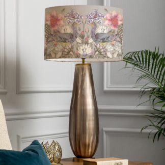 An Image of Minerva Table Lamp with Acanthis Shade Bronze