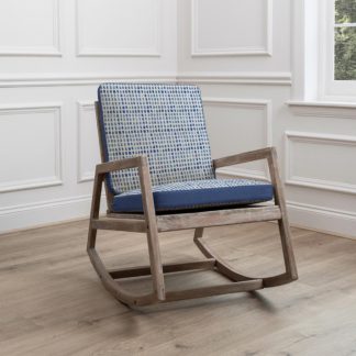 An Image of Jonas Alma Rocking Chair Blue
