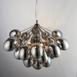 An Image of Vogue Moline 6 Light Pendant Light Black