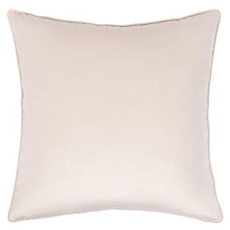 An Image of Plain Velvet Cushion - Natural - 43x43cm