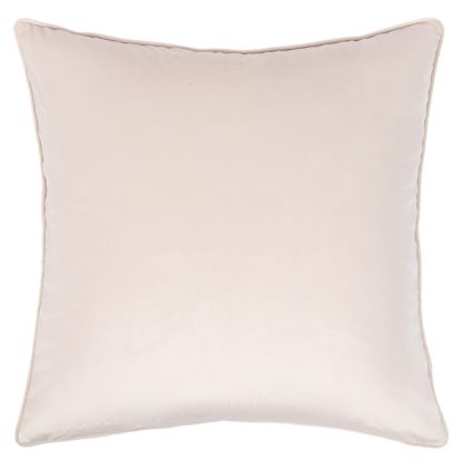 An Image of Plain Velvet Cushion - Natural - 43x43cm