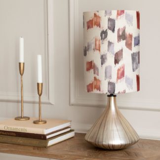 An Image of Luna Table Lamp with Arwen Shade Arwen Scarlet Red