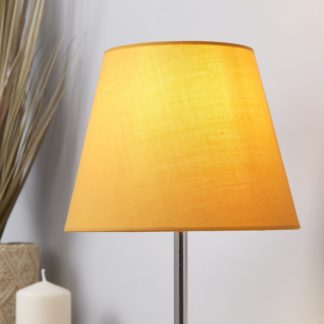 An Image of Clyde Tapered Lamp Shade - 20cm - Ochre