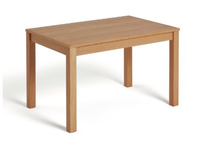 An Image of Habitat Clifton Oak Veneer 4 Seater Dining Table - Natural