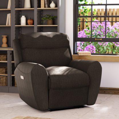 9176c598a0ab816eba2df159579440f8c38d6254f4b1429037207fa14a3fceb6.jpg An Image of Wareham Power Recliner Armchair Chenille Sky