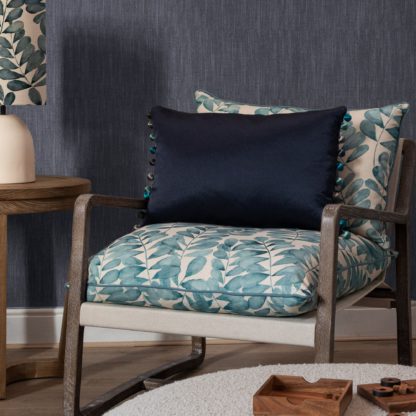 An Image of Elias Rowan Armchair Rowan Aqua Blue