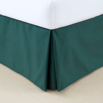 An Image of Non Iron Plain Dye Hunter Green Valance Green