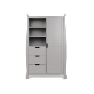 An Image of Obaby Stamford Double Wardrobe - Warm Grey