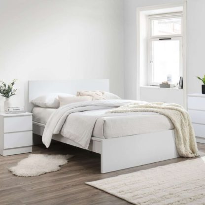 An Image of Oslo Bed Frame Grey