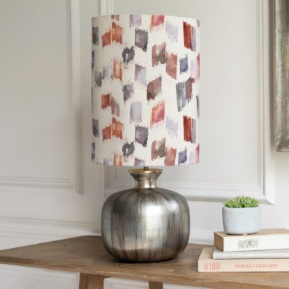 An Image of Elphaba Table Lamp with Arwen Shade Arwen Scarlet Red