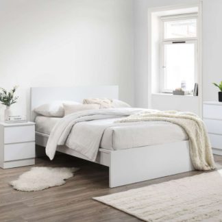 An Image of Oslo Bed Frame White
