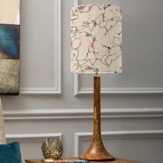 An Image of Kinross Large Table Lamp with Carrara Shade Carrara Meadow Green