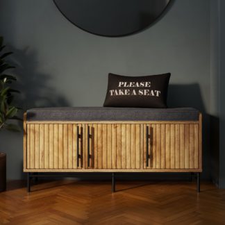 An Image of Bryant Storage Bench Brown