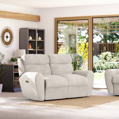 baec5418505e4b6232f3ffa7c4df587fd4862434648646185ac0d44bd3d95bcc.jpg An Image of Wareham 2 Seater Power Recliner Sofa Chenille Sky