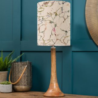 An Image of Kinross Table Lamp with Carrara Shade Carrara Meadow Green