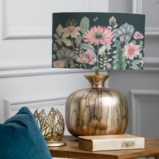 An Image of Elphaba Table Lamp with Nesidora Shade Emerald