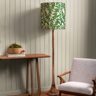 An Image of Kinross Floor Lamp with Rowan Shade Rowan Apple Green
