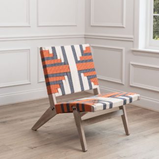 An Image of Manali Armchair Kilim Orange