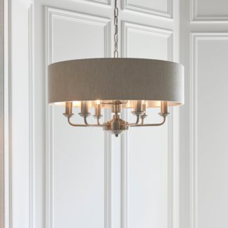 An Image of Vogue Sandringham 6 Light Pendant Light Chrome