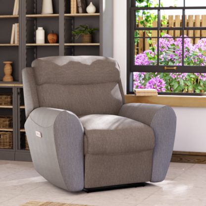 d334d1dc77040f97e2d8da05ece4510ea4019d0692099cdfa9de491cfee9d910.jpg An Image of Wareham Power Recliner Armchair Chenille Sky