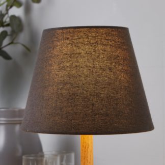 An Image of Finn Tapered Lamp Shade - 20cm - Charcoal