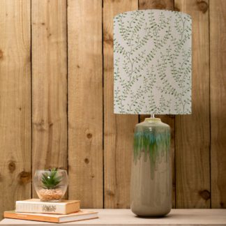 An Image of Neo Table Lamp with Eden Shade Eden Apple Green