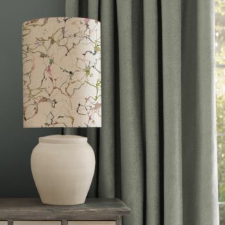 An Image of Edessa Table Lamp with Carrara Shade Carrara Meadow Green