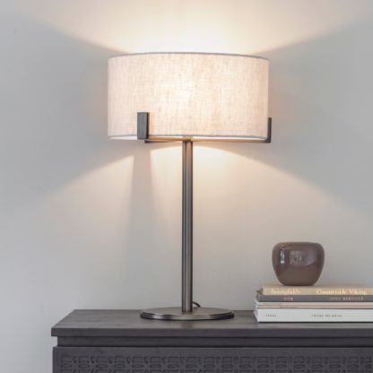 An Image of Vogue Balaton Table Lamp Brown