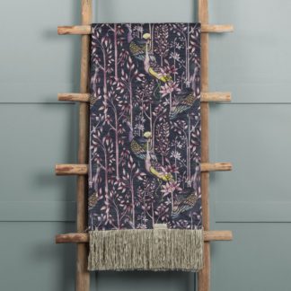 An Image of Bennu Cotton Throw 136cm x 200cm Pink