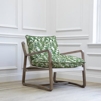 An Image of Elias Rowan Armchair Rowan Aqua Blue