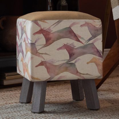 An Image of Toby Dakota Footstool Yellow