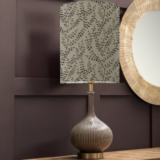 An Image of Ursula Table Lamp with Eden Shade Eden Onyx