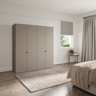 An Image of Kahla 2m 4 Door Wardrobe Pebble