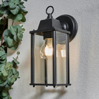 An Image of Coach Outdoor Wall Lantern - Black