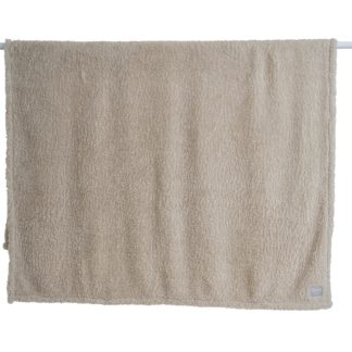 An Image of Snuggle Fleece Throw - 130x180cm - Natural