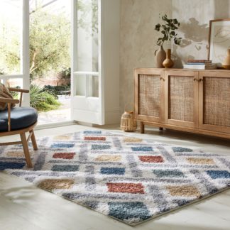 An Image of Sketch Berber Rug MultiColoured