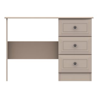 An Image of Portia 3 Drawer Dressing Table Earth (Brown)