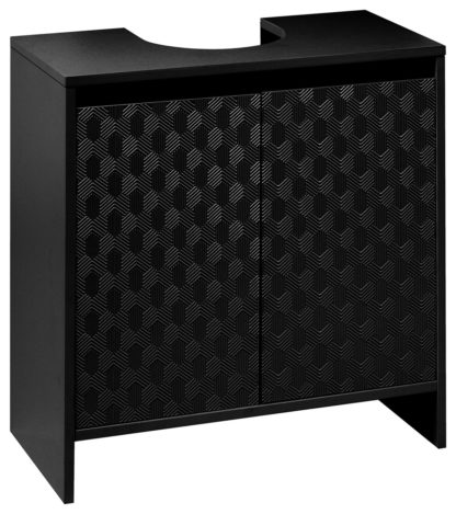 An Image of Lloyd Pascal Hadleigh Under Sink Unit - Black