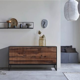 An Image of Indus Valley Thor 3 Door Sideboard Brown