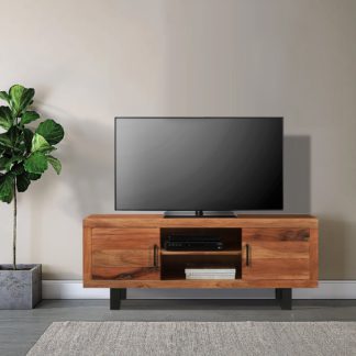 An Image of Indus Valley Lex TV Stand Natural