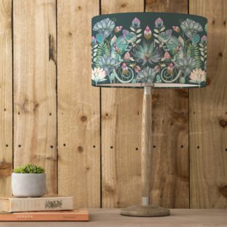 An Image of Solensis Table Lamp with Osawi Shade Osawi Emerald Green