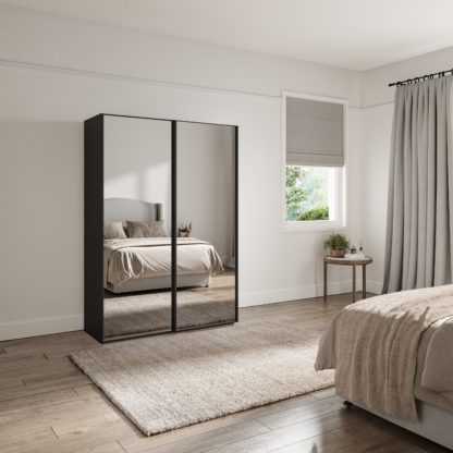 An Image of Altena 1.5m Sliding Wardrobe Pebble